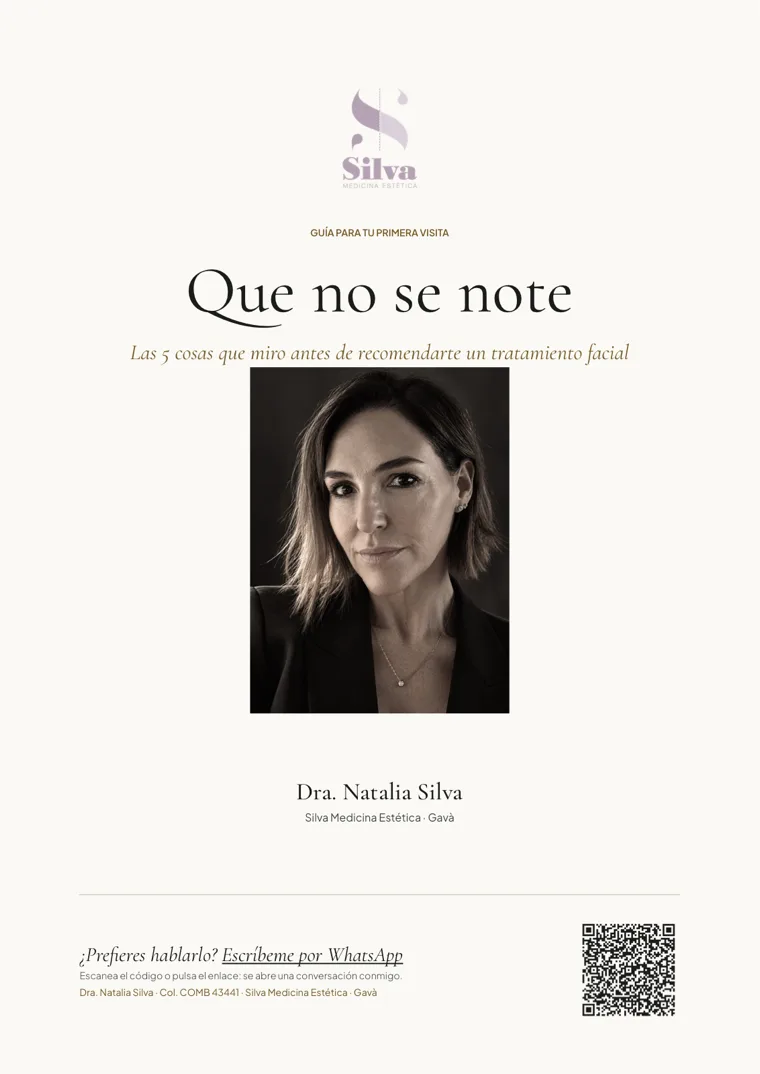 Portada de la guía «Que no se note», de la Dra. Natalia Silva